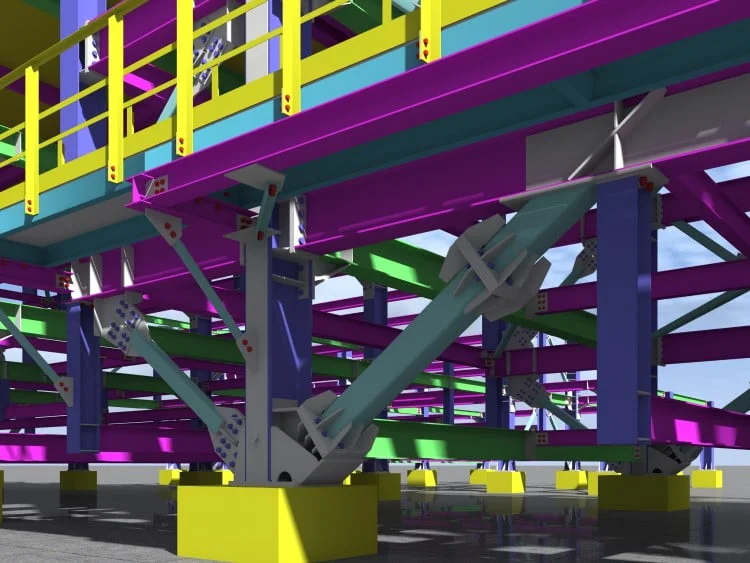 Interface showing structural engineering, finite element analysis, and computational fluid dynamics tools