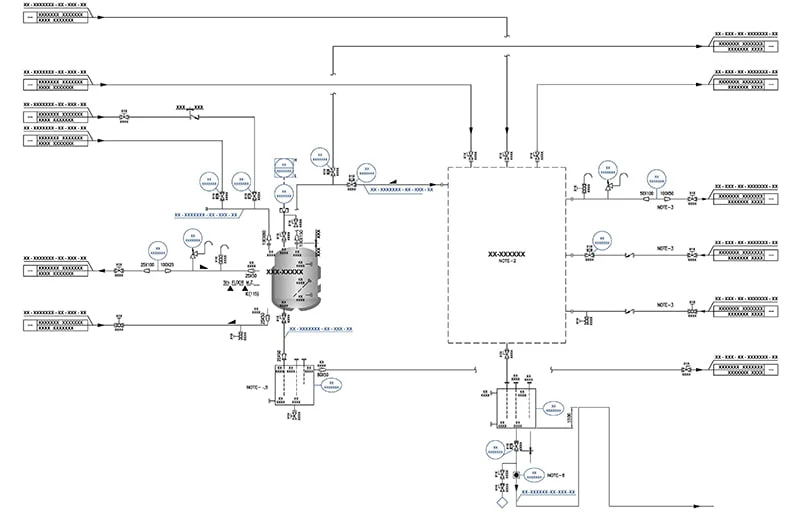 Interface showcasing intelligent Piping and Instrumentation Diagrams (P&ID) in iEHub